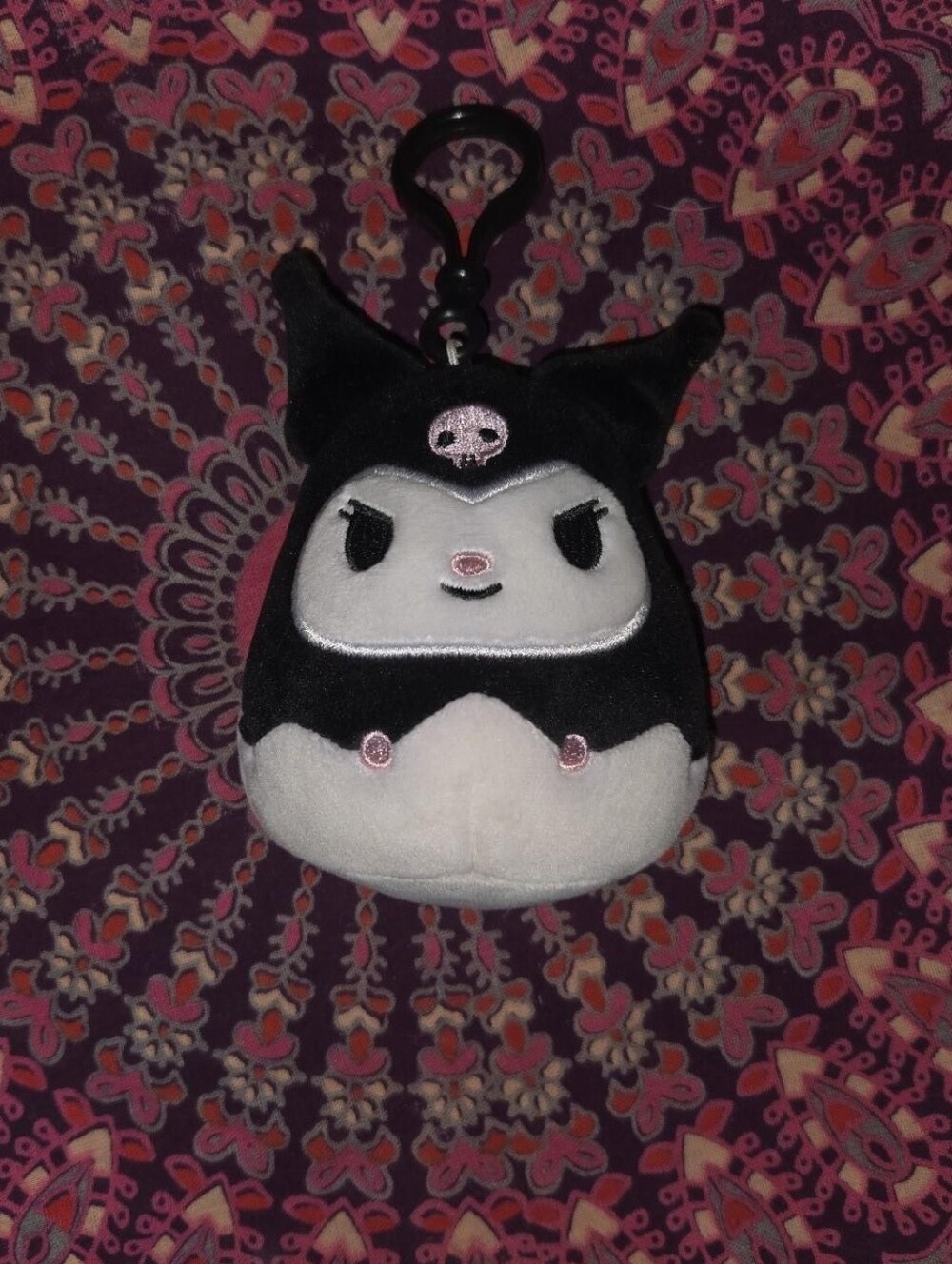 Kuromi Plush Keychain